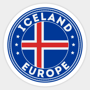 Iceland Europe Sticker